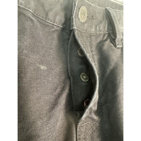 Cult Of Individuality Greaser Cargo Jeans Distressed Black Sz 36x34 Denim Men’s - Picture 5 of 16